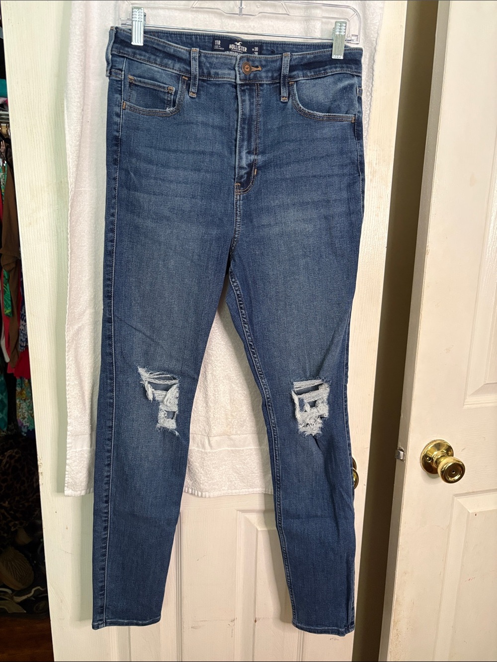 Hollister ultra high-rise super skinny jeans